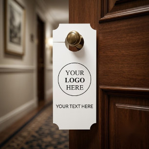 Custom Promotional Logo – No Minimum Order Door Hanger