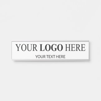 Custom Promotional Logo – No Minimum Order Door Sign