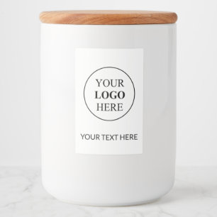 Custom Promotional Logo – No Minimum Order Food Label