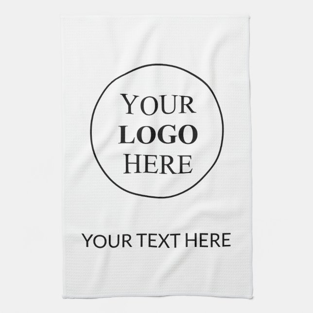 Custom Promotional Logo – No Minimum Order Kitchen Towel (Vertical)