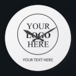 Custom Promotional Logo – No Minimum Order Large Clock<br><div class="desc">✨ Promote your business easily! Get custom promotional items 🛍️ with your logo 🖋️ – no minimum order required. Perfect for marketing,  events 🎉,  and corporate branding 🚀. Personalized just for your business!</div>
