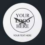 Custom Promotional Logo – No Minimum Order Large Clock<br><div class="desc">✨ Promote your business easily! Get custom promotional items 🛍️ with your logo 🖋️ – no minimum order required. Perfect for marketing,  events 🎉,  and corporate branding 🚀. Personalized just for your business!</div>