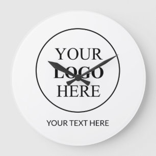 Custom Promotional Logo – No Minimum Order Large Clock