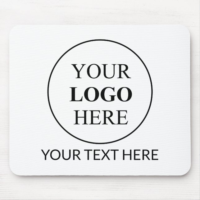 Custom Promotional Logo – No Minimum Order Mouse Pad (Front)