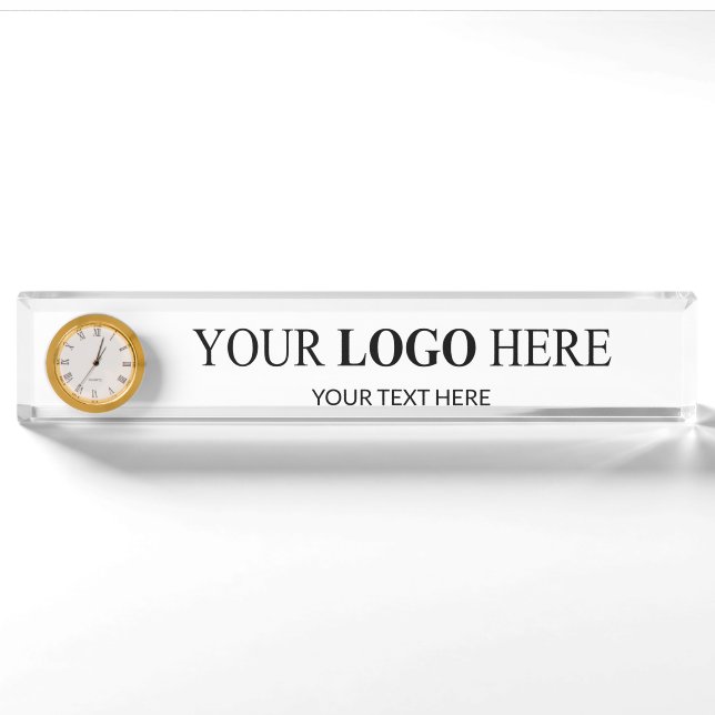 Custom Promotional Logo – No Minimum Order Nameplate (Front)