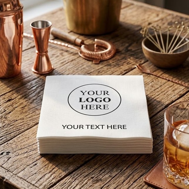 Custom Promotional Logo – No Minimum Order Napkin (Creator Uploaded)