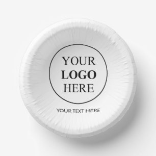 Custom Promotional Logo – No Minimum Order Paper Plate
