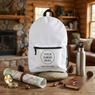 Custom Promotional Logo – No Minimum Order Printed Backpack