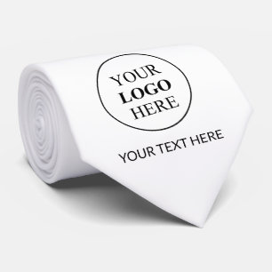 Custom Promotional Logo – No Minimum Order Tie