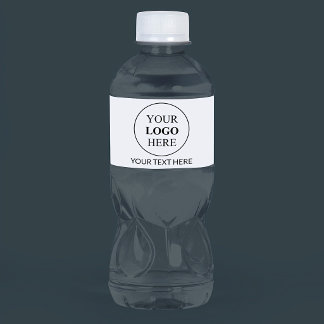 Custom Promotional Logo – No Minimum Order Water Bottle Label