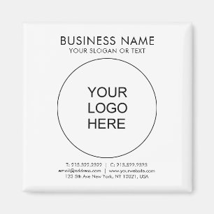 Custom Promotional Square Template Your Logo Here Magnet