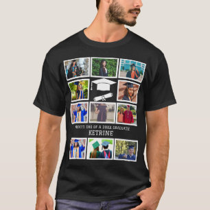 Custom proud dad of the graduate 11 photo collage T-Shirt