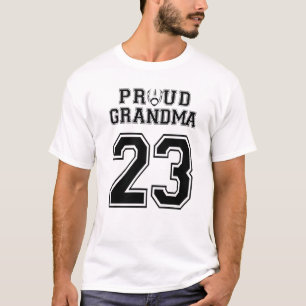 Custom Proud Football Grandma Number 23 Personaliz T-Shirt