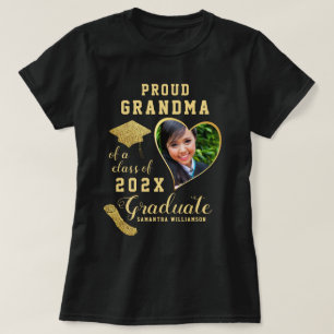 Custom Proud Grandma of a Class of 2024 Graduate T-Shirt