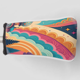 Custom Psychedelic Putter Golf Head Cover