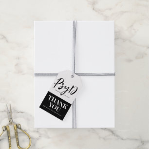 Custom PsyD Graduation Party Thank You Gift Tags