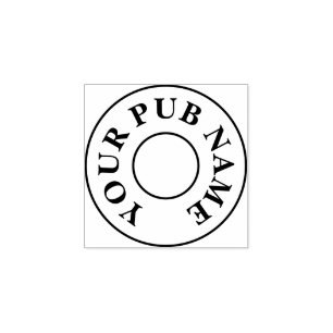 Custom Pub Hand Stamp