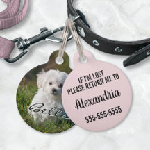 Custom Puppy Dog Personalized Photo Name Number