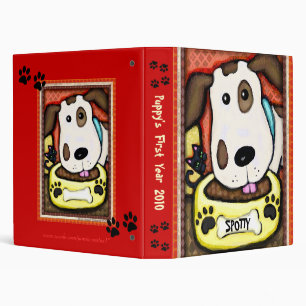 Custom Puppy Dog Photo Binder Scrapbook