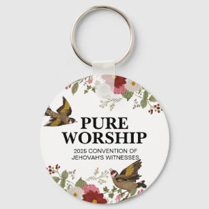 Custom Pure Worship 2025 Convention JW Gifts Keychain