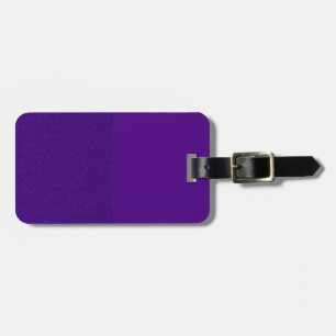 Custom Purple Glitter Side Luggage Tag