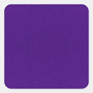 Custom Purple Glitter Square Sticker