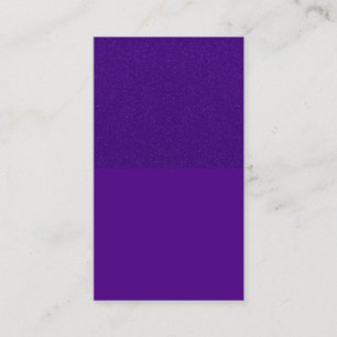 Custom Purple Glitter Top Business Card