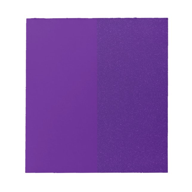 Custom Purple Matte & Glitter Notepad (Front)