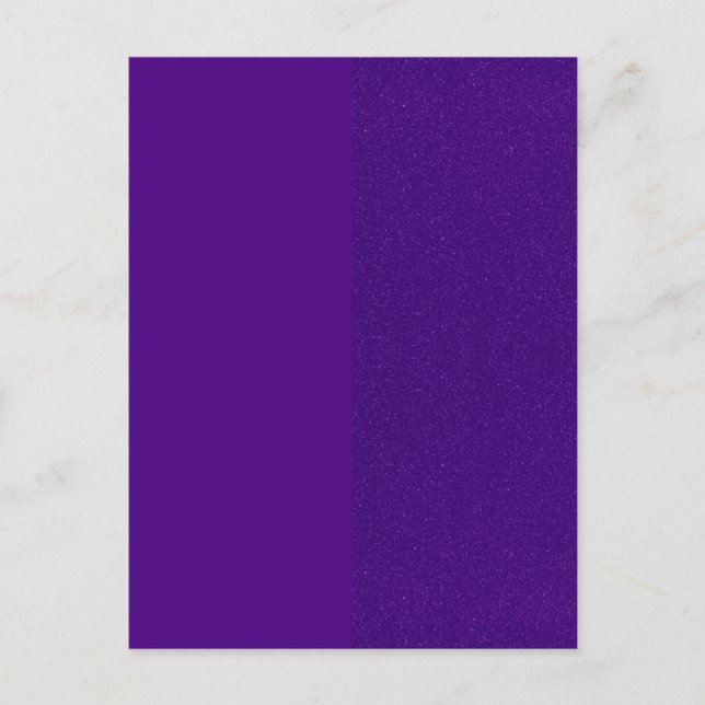 Custom Purple Noise Announcement Cards (Front)
