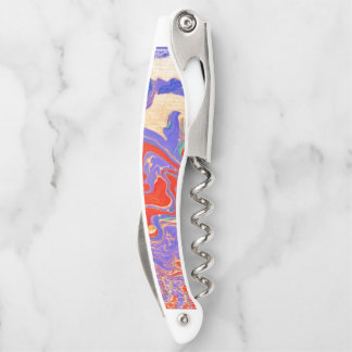 Custom Purple Waiter's corkscrew