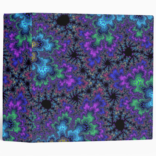 Custom Purple Watercolor Speckle Binder (Front/Spine)