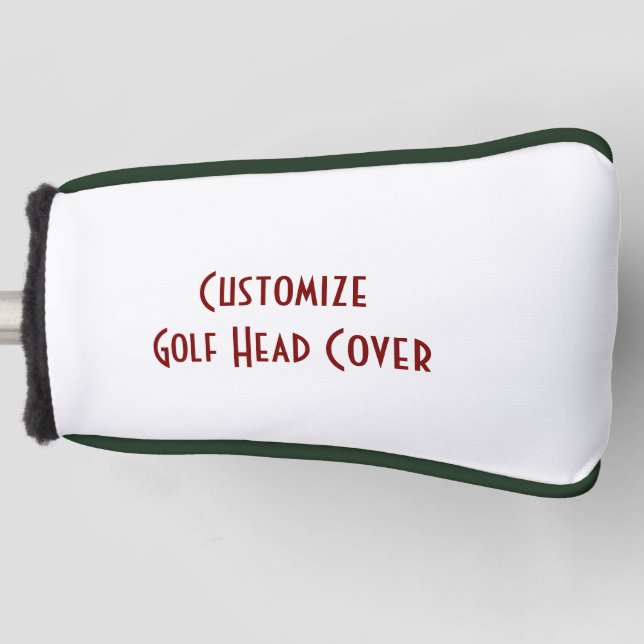 custom Putter Golf Head Cover (Front)