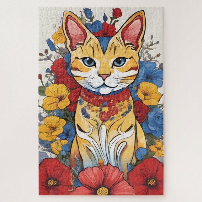 Custom Puzzles, Create Your Own Cat Theme Puzzle (Vertical)