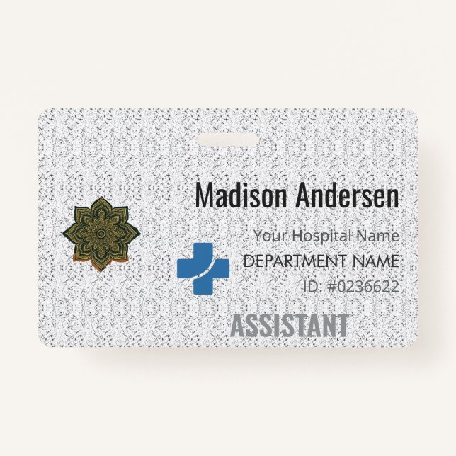 Custom PVC Name Badge – Plastic.ID.Logo.Event (Front)