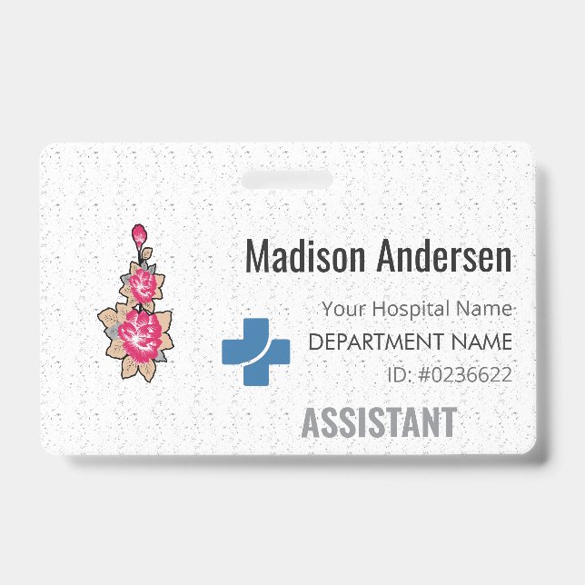 Custom PVC Plastic Badge – Durable.ID.Event (Front)