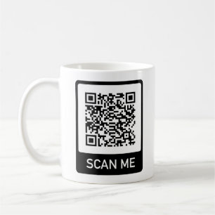 Custom QR Code business Coffee Mug