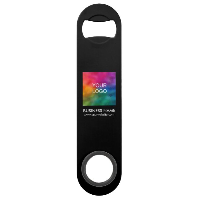 Custom QR Code Business Logo Url Cute Promotional Bar Key (Front)