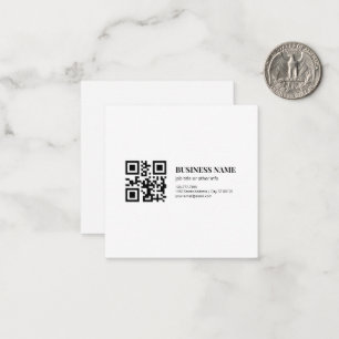 Custom QR Code Business Name Template