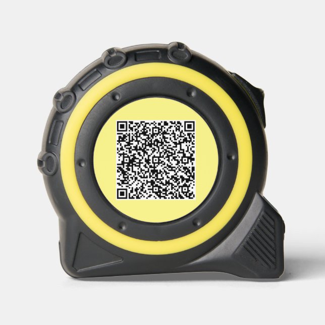 Custom QR Code Business Tape Measure Template 1 (Front)