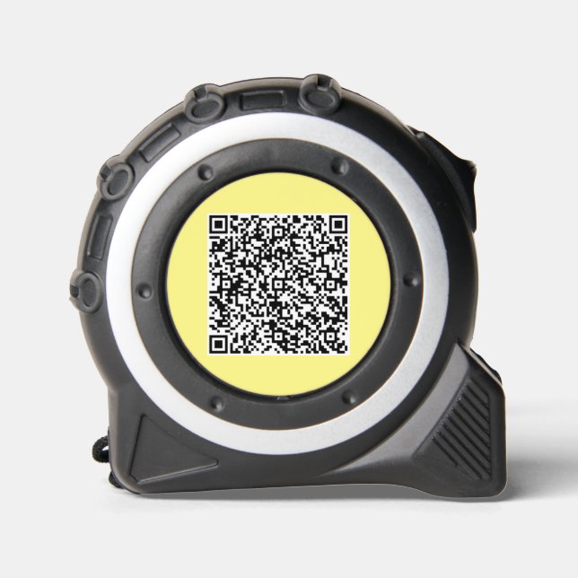 Custom QR Code Business Tape Measure Template 1 (Front)