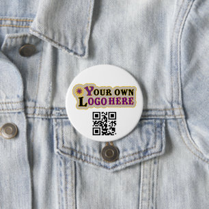 Custom qr code  button