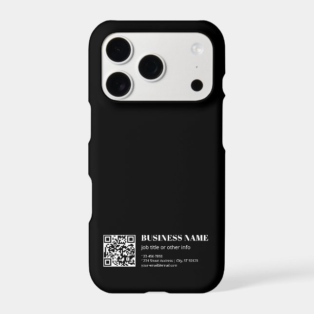 Custom QR code & Editable Retro-Modern Text (Back)