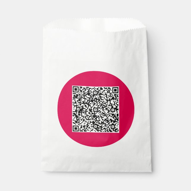 Custom QR Code Favour Bag (Front)