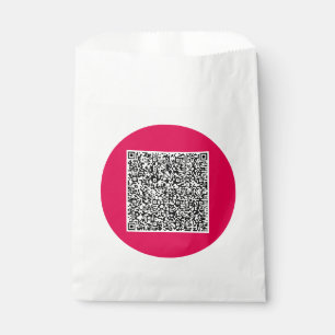 Custom QR Code Favour Bags Personalized Your Desig