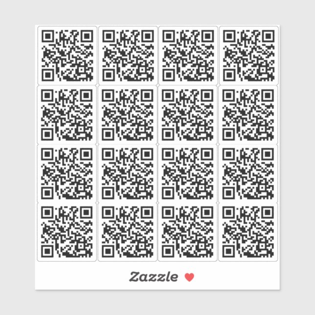 Custom QR Code for Business Custom Cut Vinyl (Sheet)