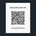 Custom QR Code Info Name Website Flyer Promotional<br><div class="desc">Custom Colours and Font Flyer with Your QR Code and Custom Text Promotional Business Personalized Company Flyers / Gift - Add Your QR Code / Image or Logo - Photo / and Text Name / Information / More - Resize and move elements with Customization tool. Choose / add your favourite...</div>