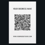 Custom QR Code Info Name Website Promotional Flyer<br><div class="desc">Your QR Code and Text Promotional Business Personalized Flyer - Add Your QR Code / Image or Logo / and Text / Information - Resize and move elements with customization tool. Choose / add your favourite background and text colours / font / size ! Good Luck - Be Happy :)...</div>