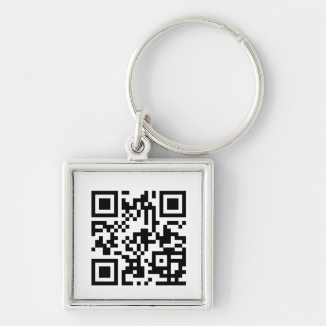 Custom QR Code Keychain (Front)