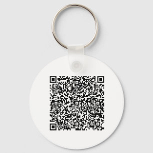 Custom QR Code & Logo Business Branding Keychain