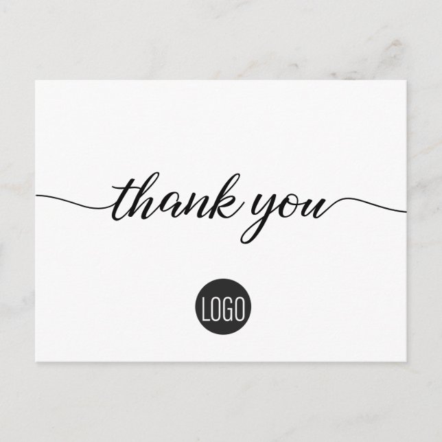 Custom QR CODE logo Business template Postcard (Front)